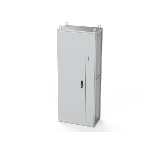 3 Point Latch with Coinproof/Padlocking Swing Handle Electrical Enclosures, 78.74 in H, 18 in D